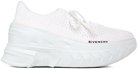 ladies white givenchy trainers|givenchy marshmallow sneakers.